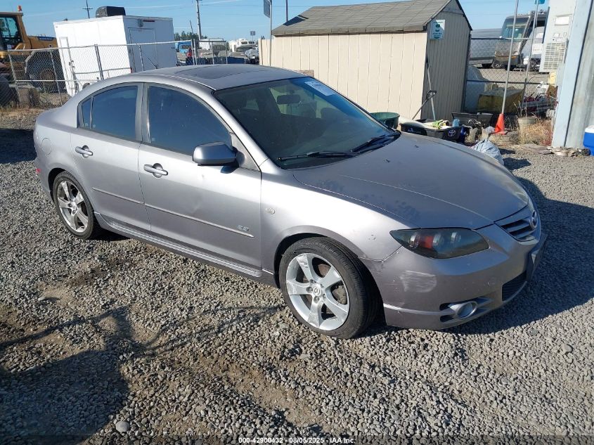 2006 Mazda Mazda3 S Touring silver sedan gasoline JM1BK324661460027 photo #1