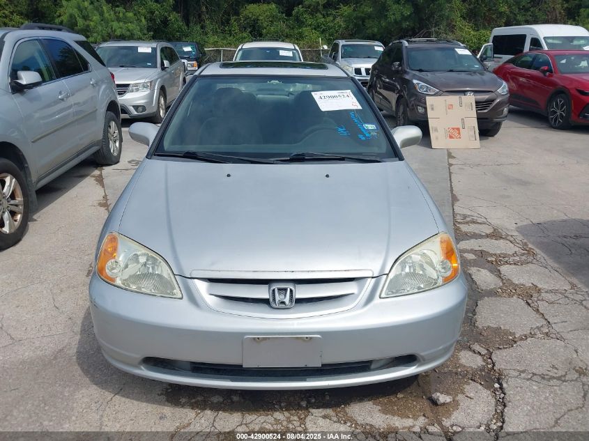 2001 Honda Civic Ex VIN: 1HGEM22901L019392 Lot: 42900524
