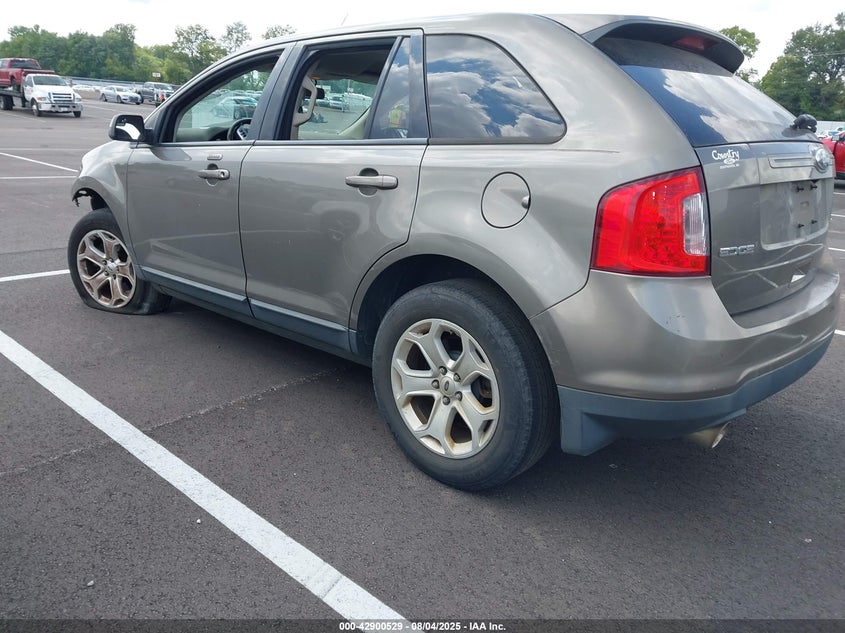 Vin: 2fmdk3jc3dbb50402, lot: 43394222, ford edge sel 20133