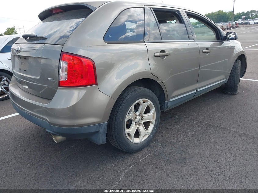 Vin: 2fmdk3jc3dbb50402, lot: 43394222, ford edge sel 20134