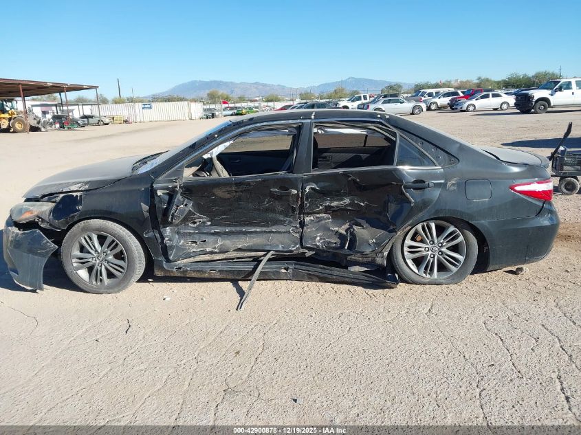 2015 Toyota Camry Se VIN: 4T1BF1FK6FU487255 Lot: 42900878