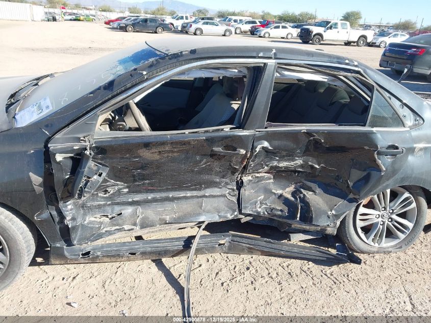 2015 Toyota Camry Se VIN: 4T1BF1FK6FU487255 Lot: 42900878