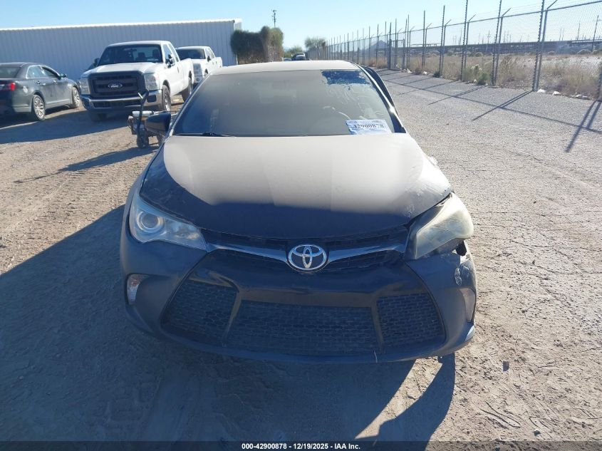 2015 Toyota Camry Se VIN: 4T1BF1FK6FU487255 Lot: 42900878