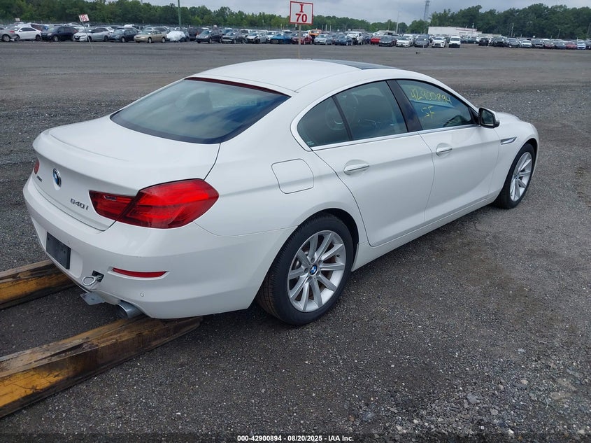 Vin: wba6d2c52ggt66137, lot: 43394608, bmw 640i gran coupe xdrive 20164