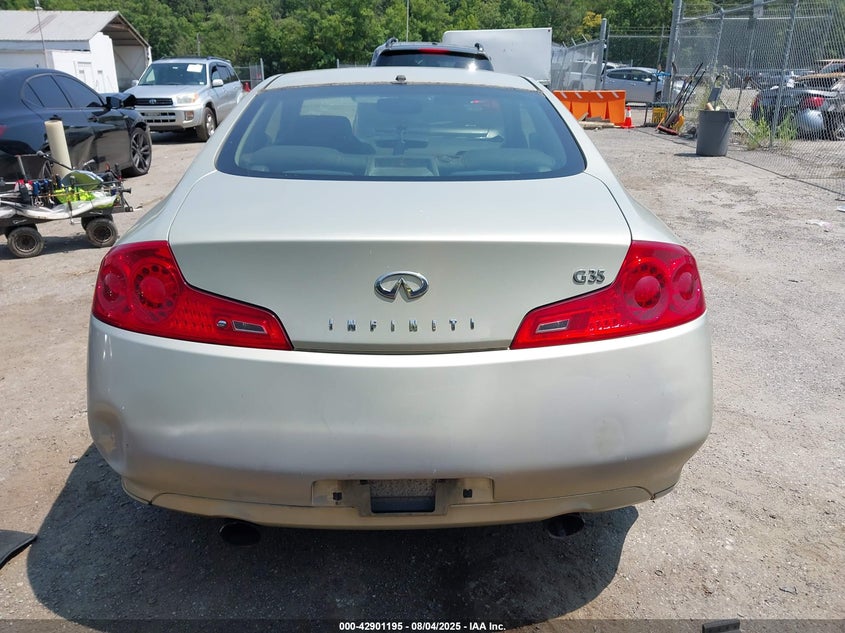 2006 Infiniti G35 VIN: JNKCV54E06M720478 Lot: 42901195