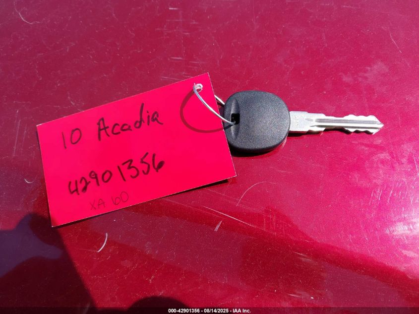 2010 GMC Acadia Slt-1 VIN: 1GKLVMED9AJ179222 Lot: 42901356