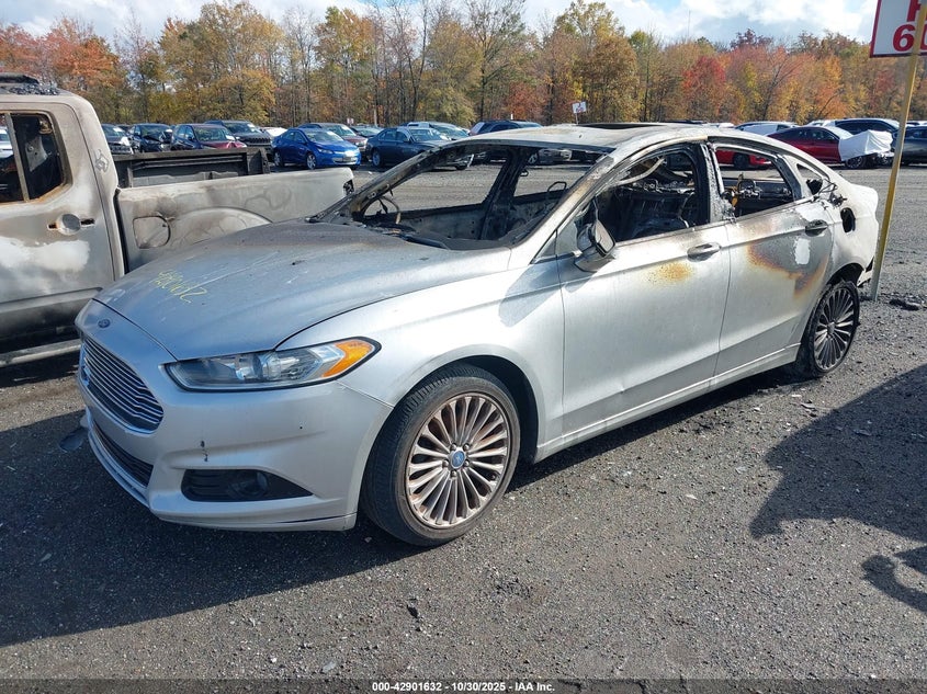 2014 Ford Fusion Titanium 3FA6P0D96ER210372 photo 1