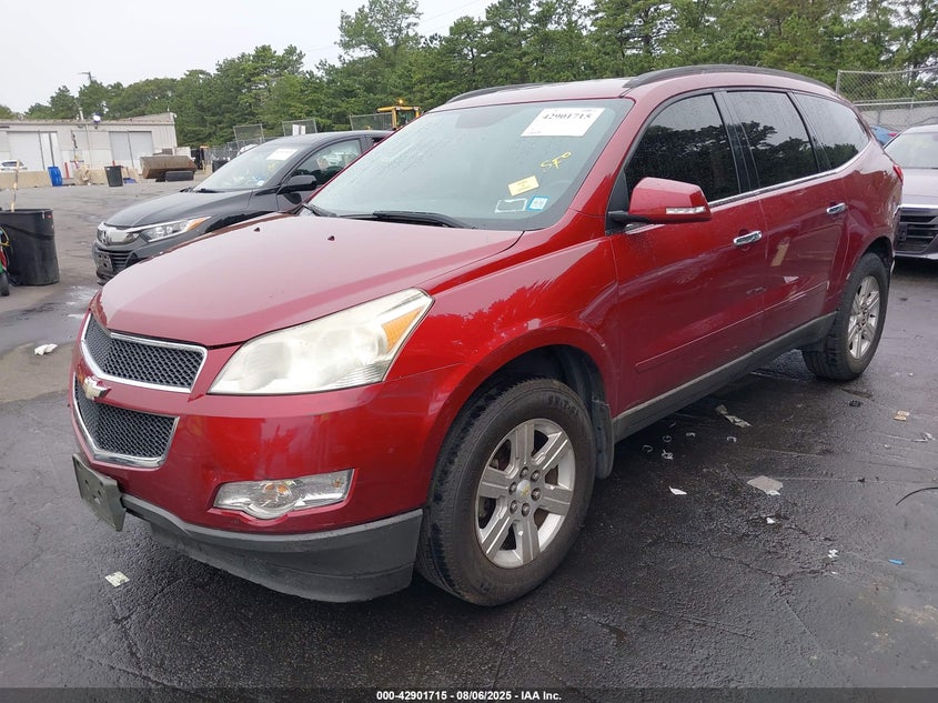 2011 Chevrolet Traverse 2Lt red other gasoline 1GNKRJED3BJ106835 photo #3