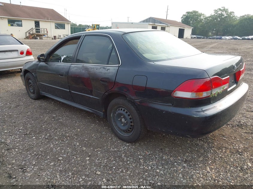 2001 Honda Accord 2.3 Lx black sedan gasoline JHMCG56461C014340 photo #4