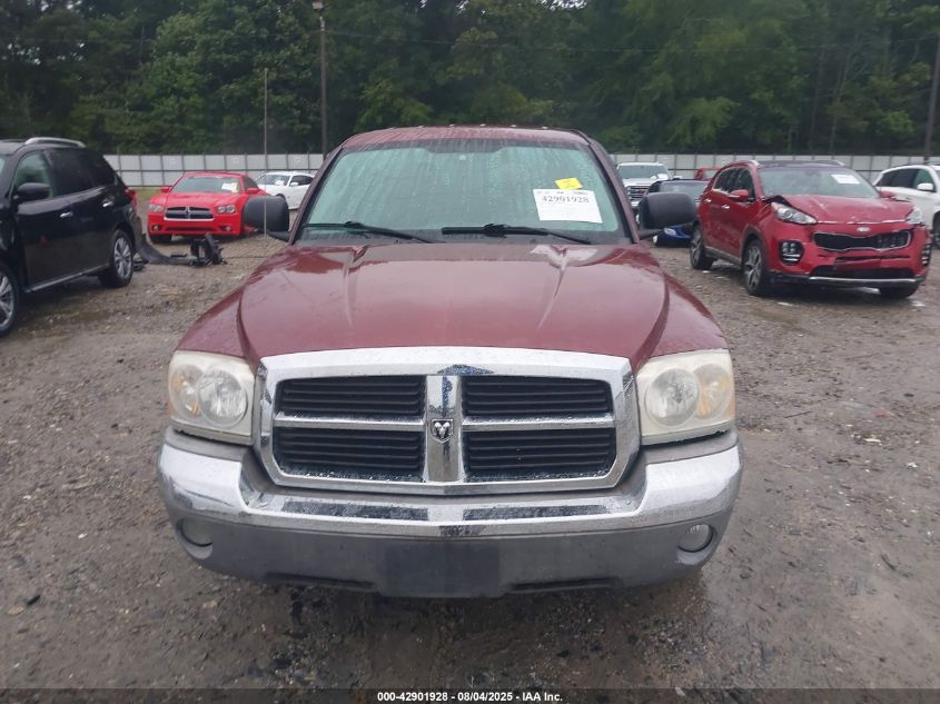2005 Dodge Dakota Quad Slt VIN: 1D7HW48N05S287575 Lot: 42901928