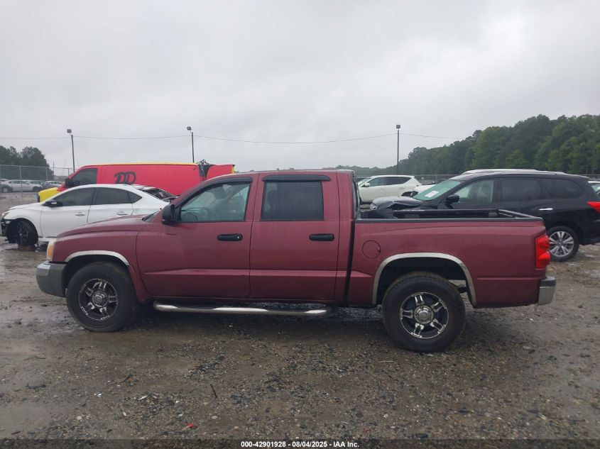 2005 Dodge Dakota Quad Slt VIN: 1D7HW48N05S287575 Lot: 42901928