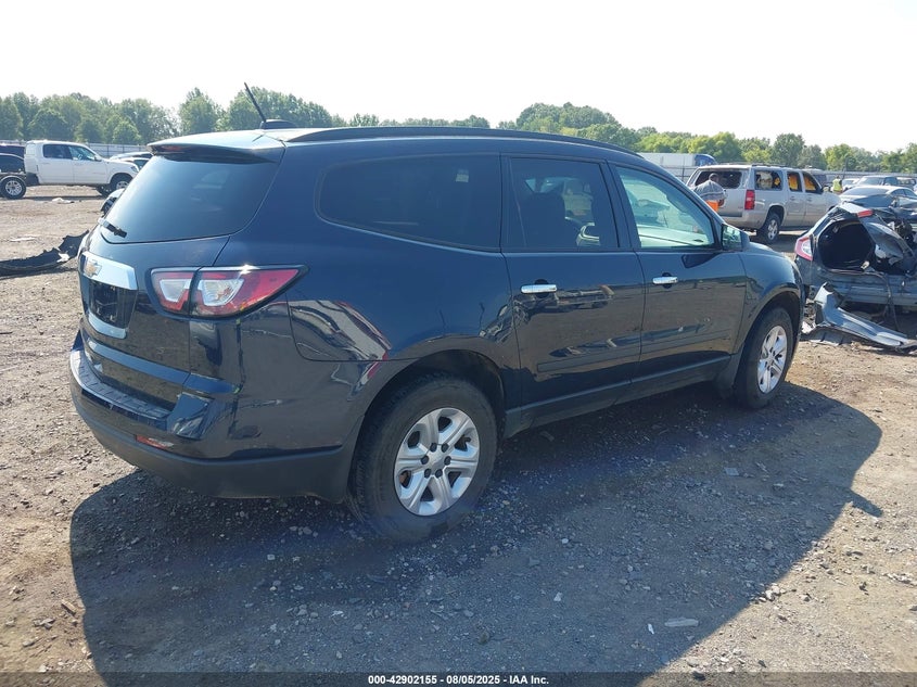 2017 Chevrolet Traverse 3.6 Ls Blue Lot 111042902155 Vin 1GNKRFED9HJ292323