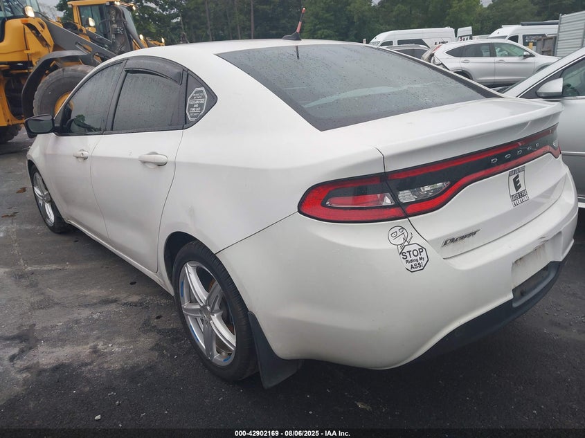 Vin: 1c3cdfaa6gd548975, lot: 43395882, dodge dart se 20163