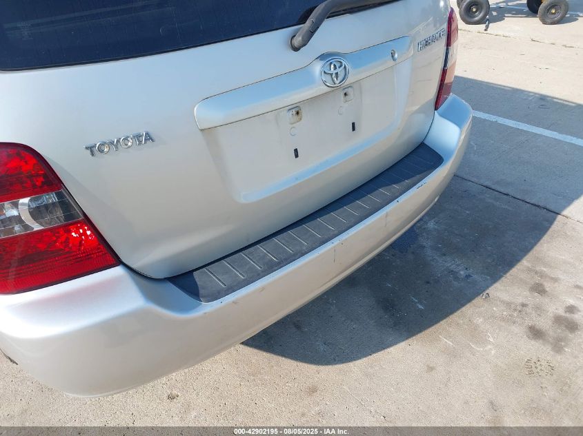 2005 Toyota Highlander VIN: JTEGD21A550109062 Lot: 42902195