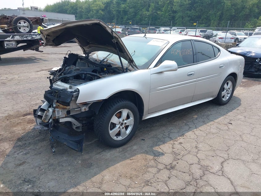 2005 Pontiac Grand Prix Gt silver sedan gasoline 2G2WS522651159346 photo #3