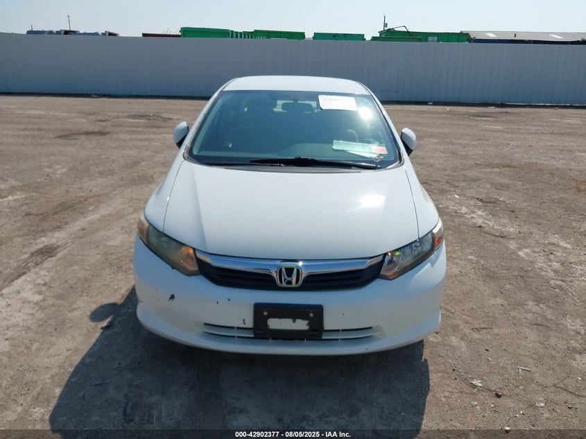 2012 Honda Civic Natural Gas VIN: 19XFB5F53CE001417 Lot: 42902377