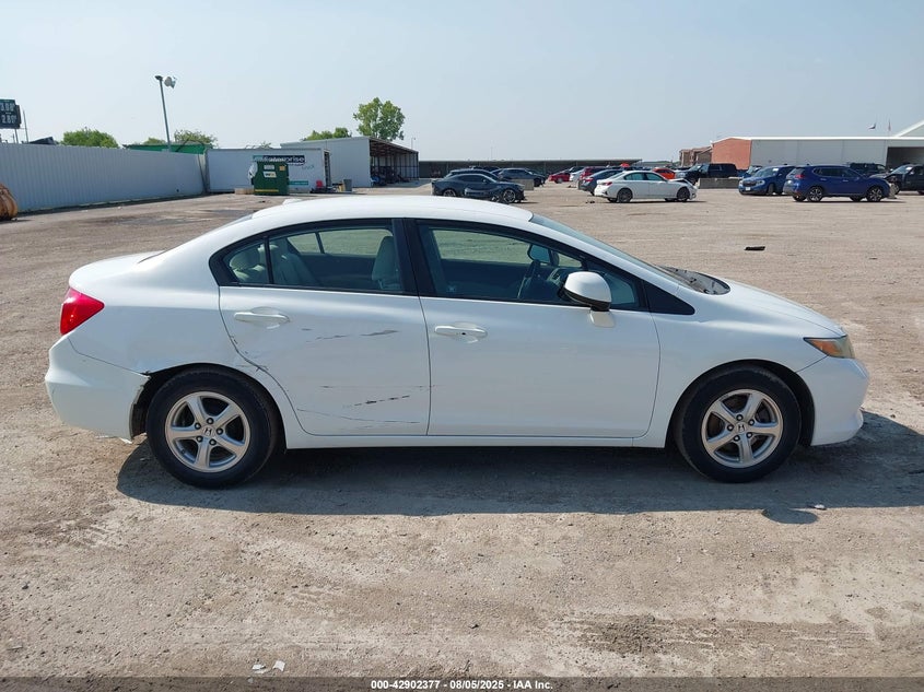 2012 Honda Civic Natural Gas VIN: 19XFB5F53CE001417 Lot: 42902377
