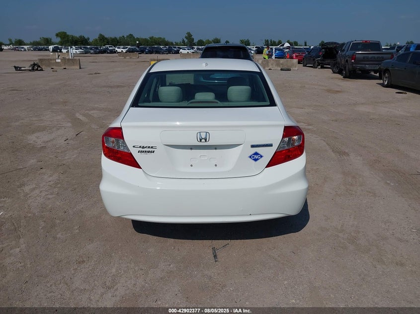 2012 Honda Civic Natural Gas VIN: 19XFB5F53CE001417 Lot: 42902377