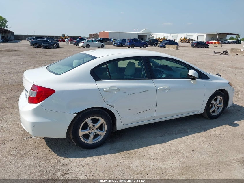 2012 Honda Civic Natural Gas VIN: 19XFB5F53CE001417 Lot: 42902377