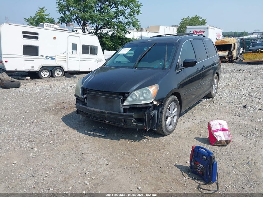 Vin: 5fnrl3h92ab059007, lot: 43396380, honda odyssey touring 20102