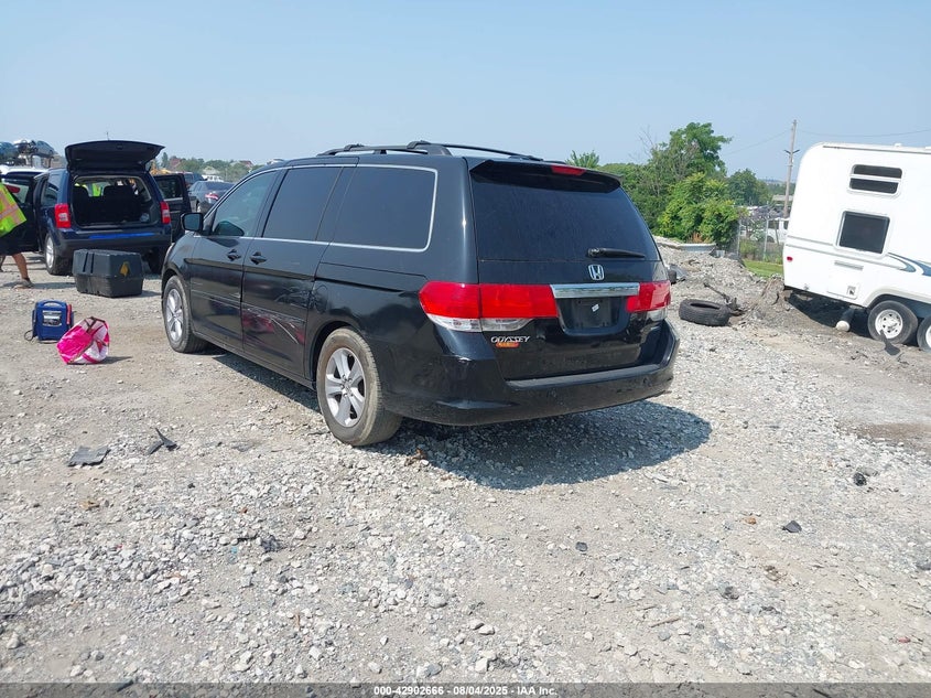 Vin: 5fnrl3h92ab059007, lot: 43396380, honda odyssey touring 20103