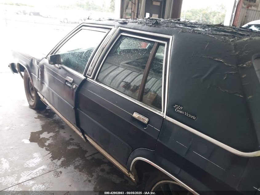 1986 Ford Ltd Crown Victoria VIN: 2FABP43F8GX203439 Lot: 42902863