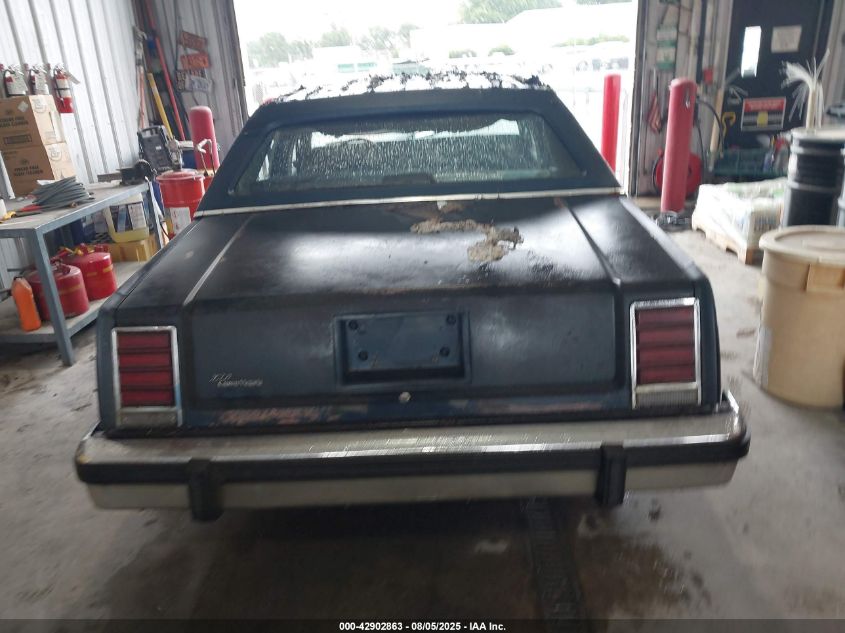 1986 Ford Ltd Crown Victoria VIN: 2FABP43F8GX203439 Lot: 42902863