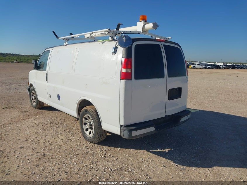 2011 Chevrolet Express 1500 Work Van white van gasoline 1GCSGAFX4B1186024 photo #4
