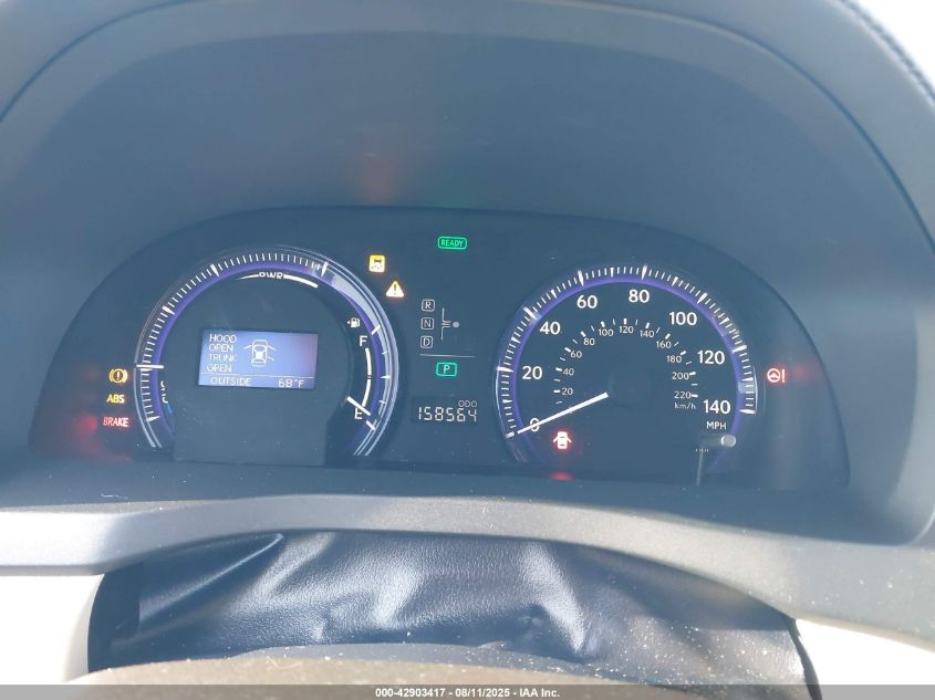 2010 Lexus Hs 250H Premium VIN: JTHBB1BA9A2019780 Lot: 42903417