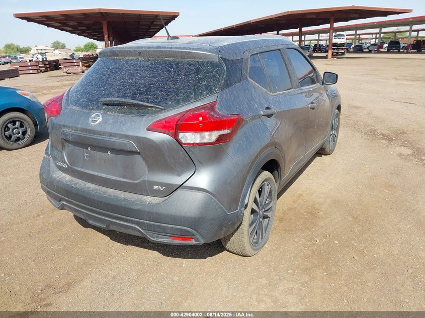 Vin: 3n1cp5cuxjl538944, lot: 43397716, nissan kicks sv 20184