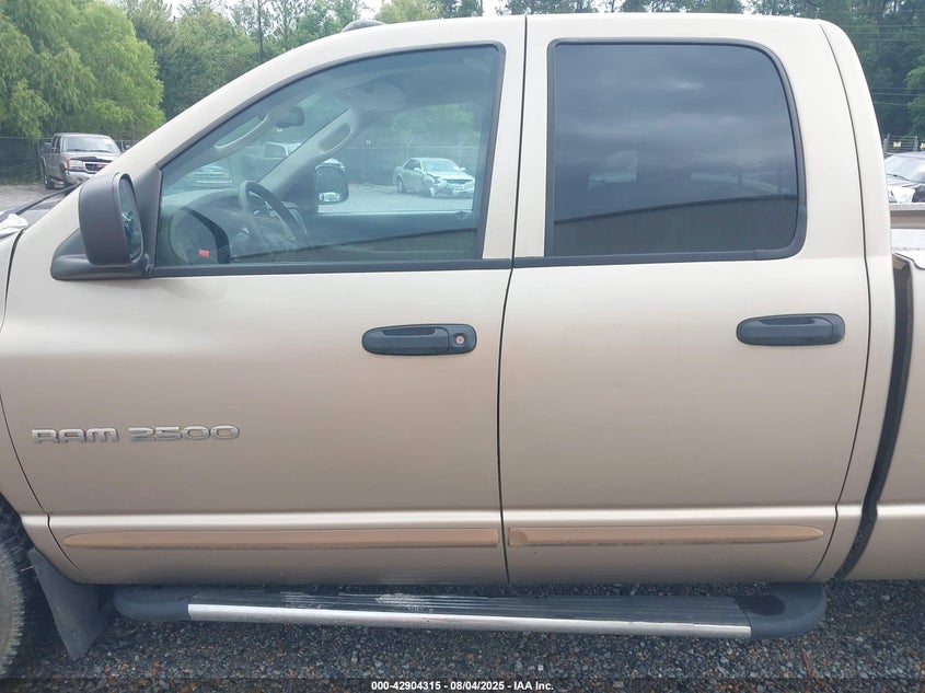 2003 Dodge Ram 2500 Slt/Laramie/St VIN: 3D7KA28673G709945 Lot: 42904315