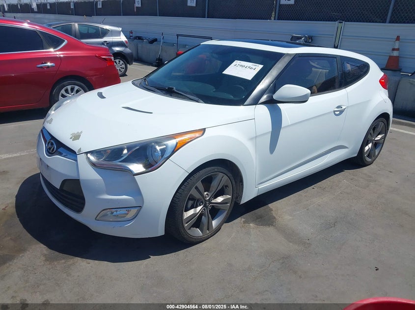 2013 HYUNDAI VELOSTER BASE W/GRAY - KMHTC6AD0DU108461