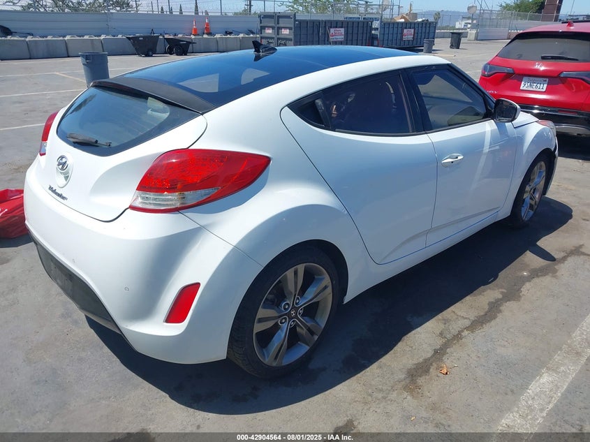2013 HYUNDAI VELOSTER BASE W/GRAY - KMHTC6AD0DU108461