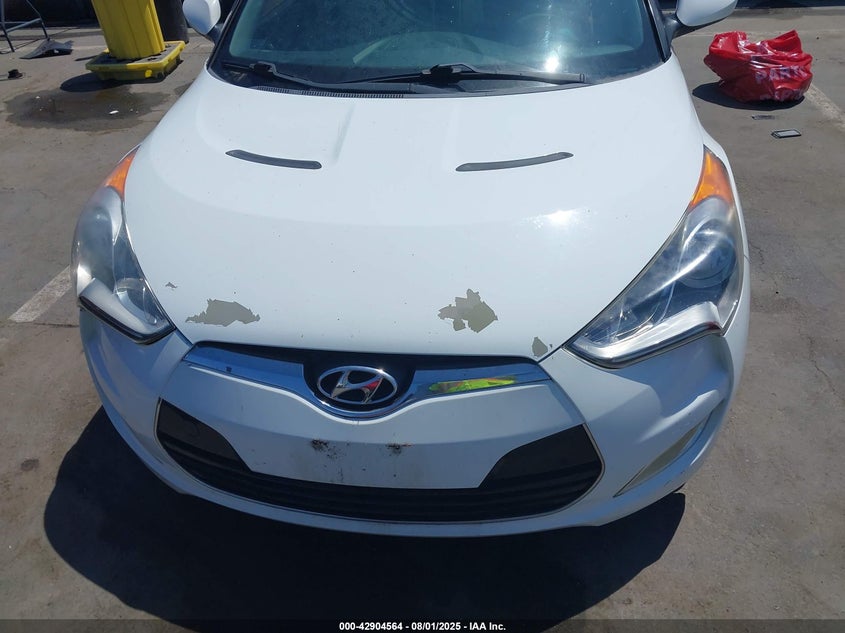 2013 HYUNDAI VELOSTER BASE W/GRAY - KMHTC6AD0DU108461
