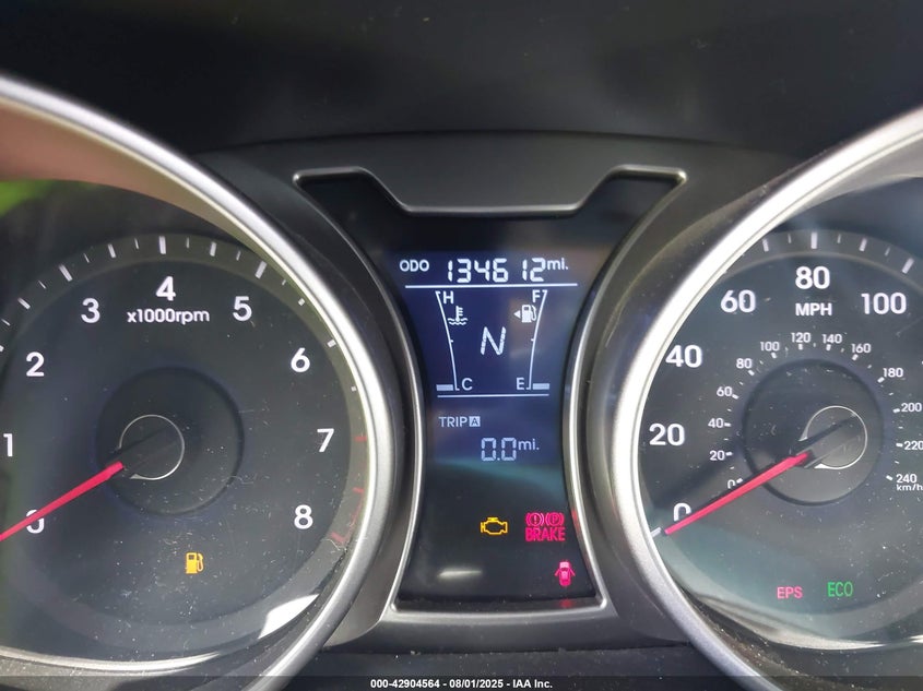 2013 HYUNDAI VELOSTER BASE W/GRAY - KMHTC6AD0DU108461