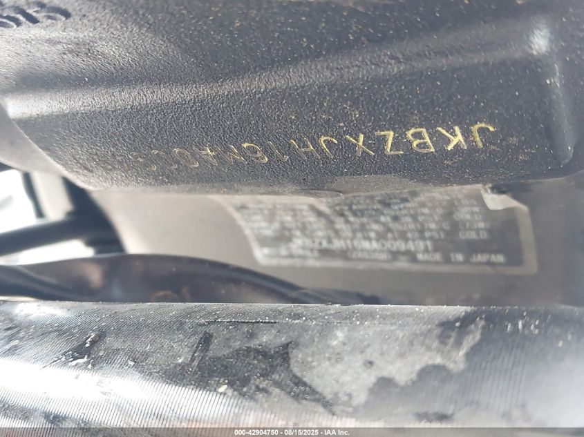 2021 Kawasaki Zx636 K VIN: JKBZXJH16MA009491 Lot: 42904750