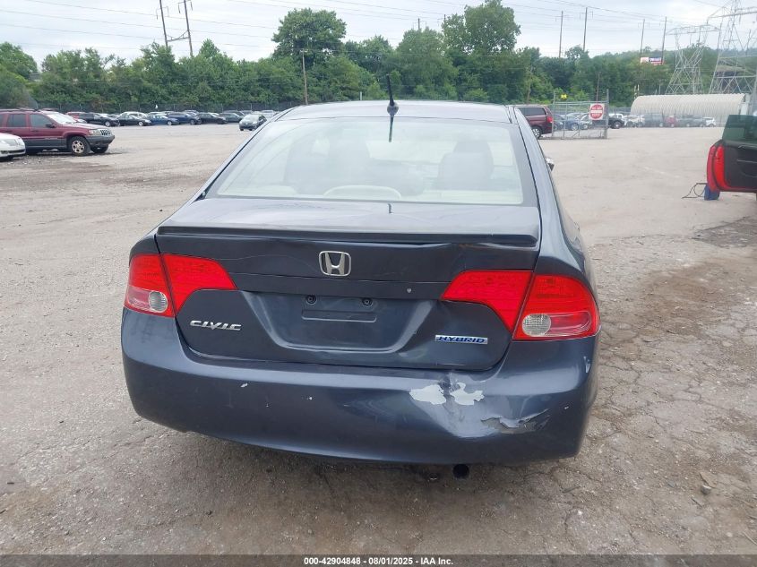 2006 Honda Civic Hybrid VIN: JHMFA36246S019471 Lot: 42904848