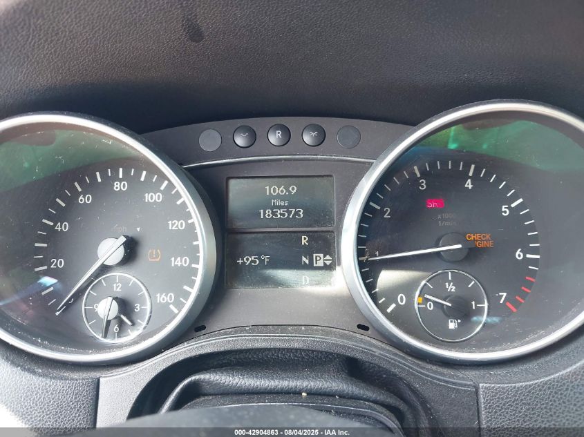 2011 Mercedes-Benz Ml 350 VIN: 4JGBB5GB9BA666709 Lot: 42904863