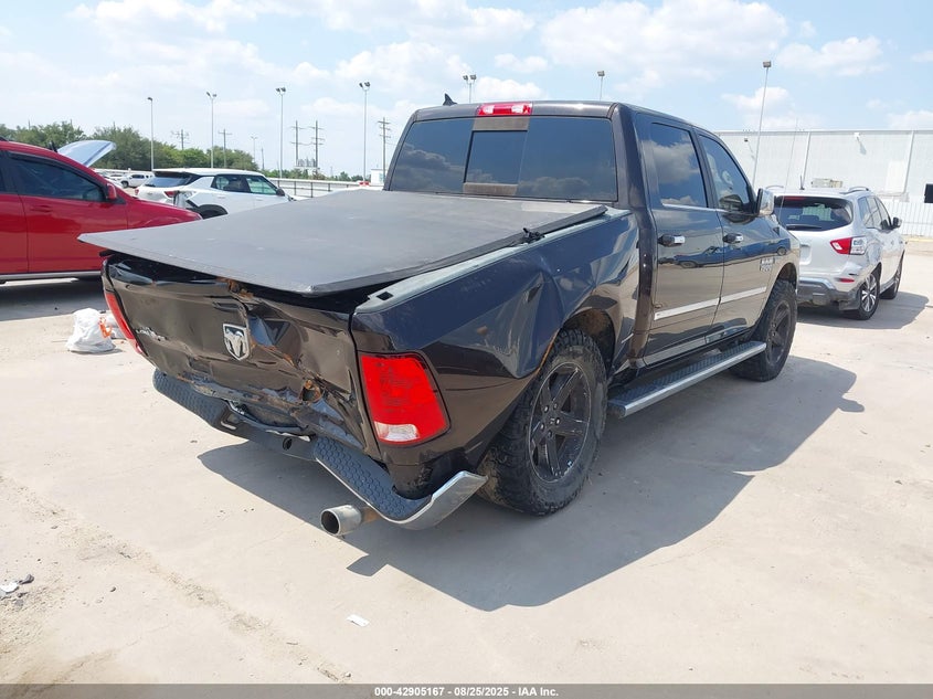 2017 RAM 1500 LONE STAR SILVER  4X2 5'7 BOX - 1C6RR6LT8HS833574