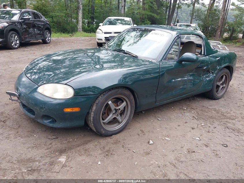 2001 Mazda Mx-5 Miata Ls/Special Edition green cabrio gasoline JM1NB353710212125 photo #3