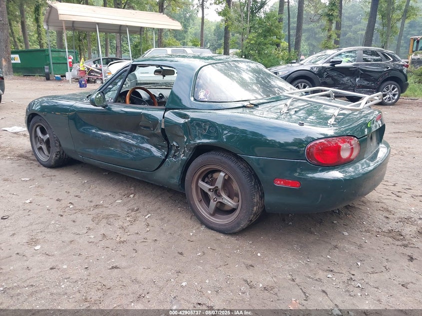 2001 Mazda Mx-5 Miata Ls/Special Edition green cabrio gasoline JM1NB353710212125 photo #4