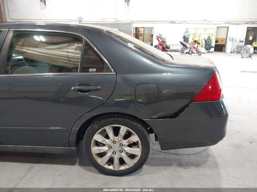 2006 Honda Accord 3.0 Lx VIN: 1HGCM663X6A048356 Lot: 42905738