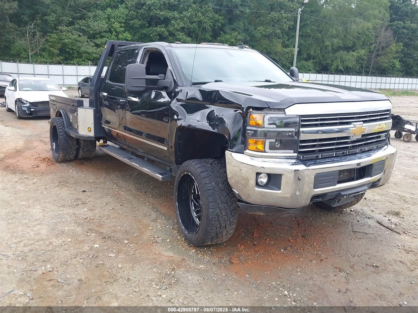2015 Chevrolet Silverado 3500Hd Ltz black truck diesel 1GC4K0C89FF135612 photo #1