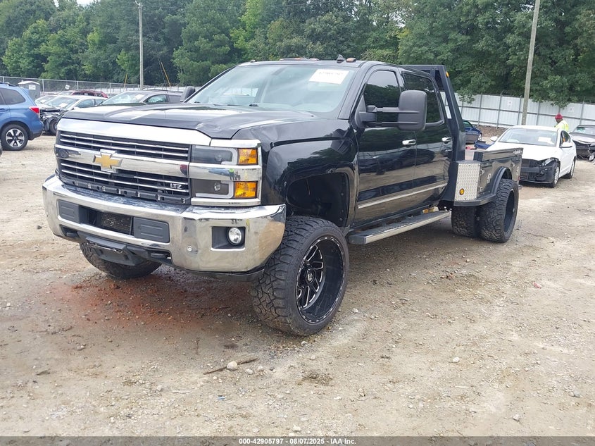 2015 Chevrolet Silverado 3500Hd Ltz black truck diesel 1GC4K0C89FF135612 photo #3
