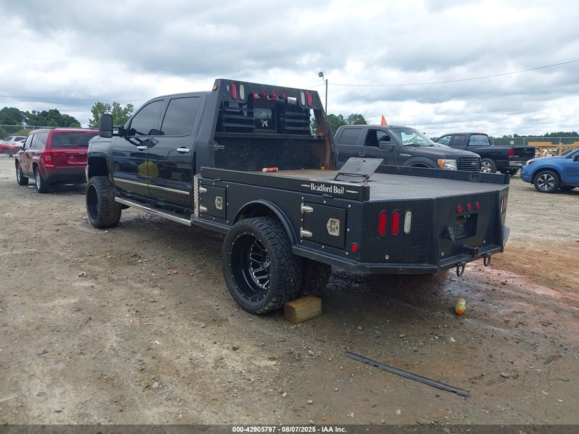2015 Chevrolet Silverado 3500Hd Ltz black truck diesel 1GC4K0C89FF135612 photo #4