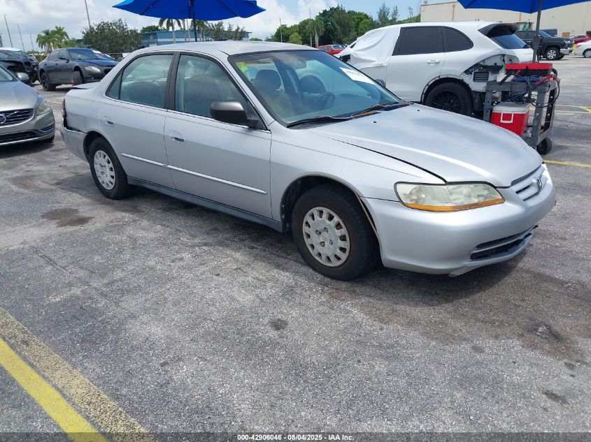 2001 Honda Accord Value Package silver sedan gasoline 1HGCF866X1A048995 photo #1