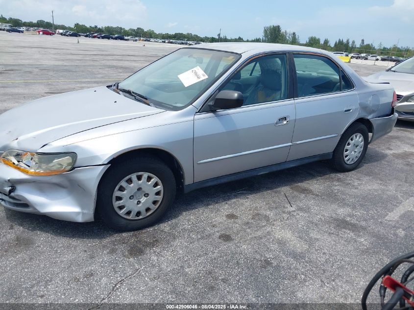 2001 Honda Accord Value Package silver sedan gasoline 1HGCF866X1A048995 photo #3