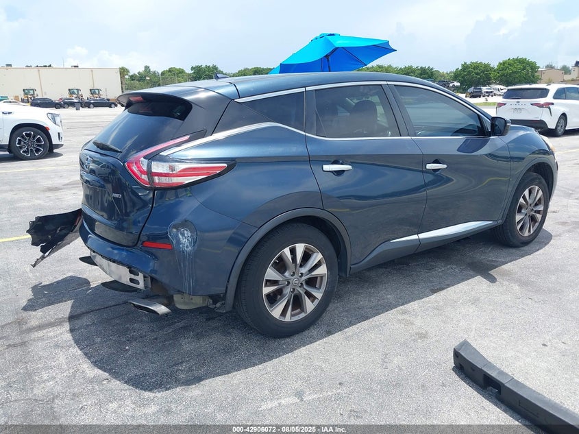 2016 NISSAN MURANO PLATINUM/S/SL/SV - 5N1AZ2MH0GN105734