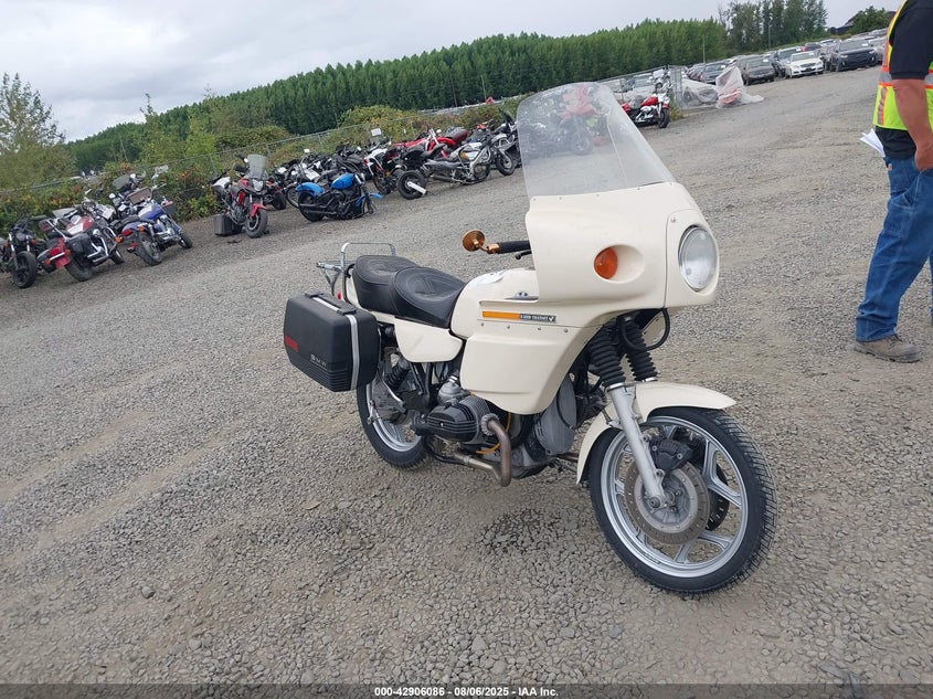 WB1046301F6480166 1985 BMW R80 auction photo 1