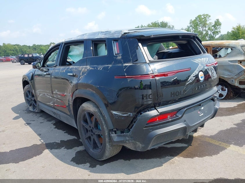 Vin: vcf1ebu26pg007419, lot: 43400078, fisker ocean extreme 20233